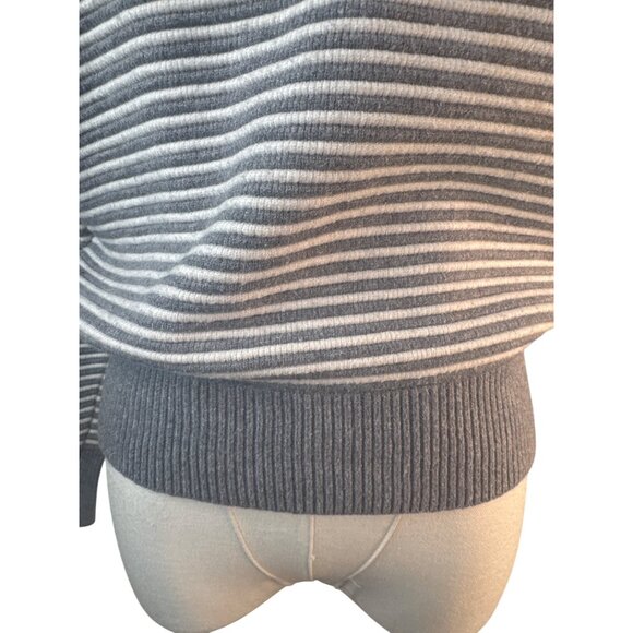 2/$30 Elodie Small Striped Sweater With Gold Collar - Picture 5 of 16